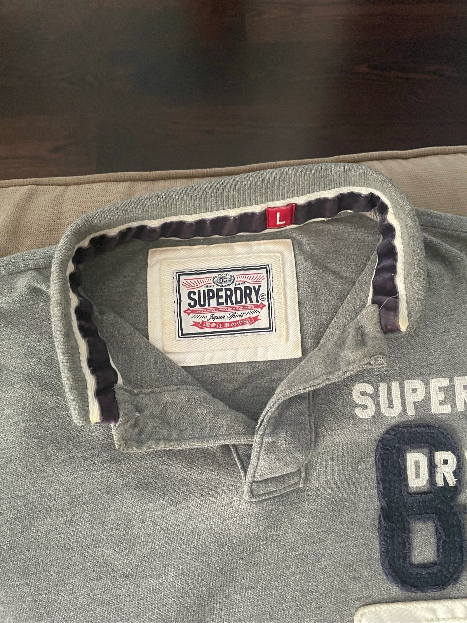 Camiseta cinza Superdry | Tamanho [G] | Como nova – photo 4